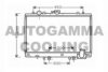 AUTOGAMMA 104420 Radiator, engine cooling